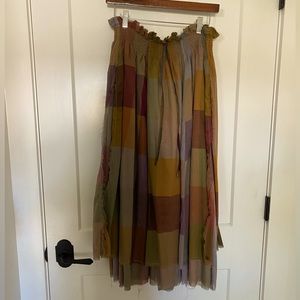 NWT XS Rajuta Sheth dusk check skirt/dress